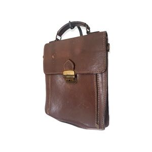 Vintage Chocolate Brown IPad Case/ Handbag
